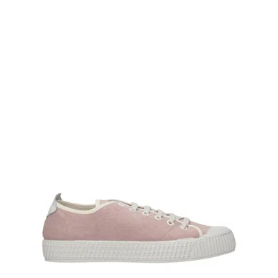 Car Shoe Fabric Women's Sneakers In Pink