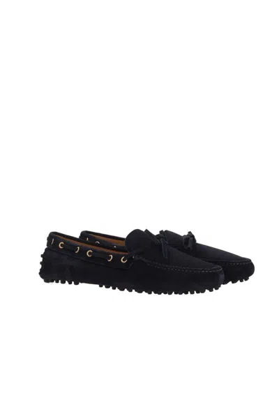 Car Shoe Flat Shoes In Blue