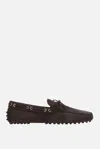Car Shoe Grainy Leather Driving Loafers