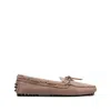 Car Shoe Neutral Loafers In Beige
