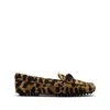 Car Shoe Brown  Black Loafers In Mutlicolor