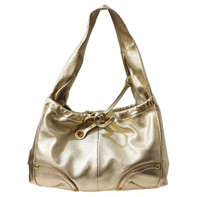 Pre-owned Car Shoe Shoulder Bag Size Unica In Sand