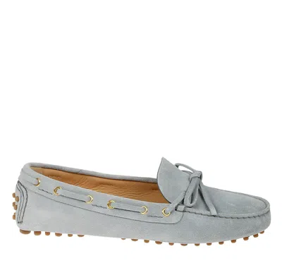 CAR SHOE TIE-KNOT DETAIL LOAFERS