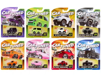Car Tuned Mainline 2025 Series 6 Set Of 8 Pieces Diecast Model Cars By Cartuned In Multi