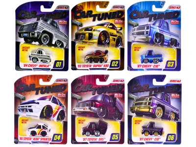 Car Tuned Mijo Exclusives Series Mj1 Set Of 6 Pieces Diecast Model Cars By Cartuned