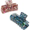 Cara 2-pack Confetti Lucite Hair Jaw Clips In Multi