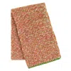 Cara & The Sky Women's Green Florence Twist Oversized Chunky Knitted Scarf - Olive In Brown