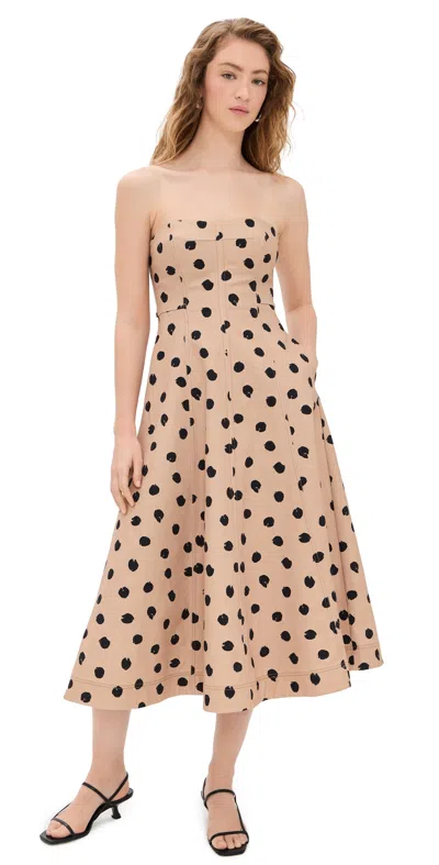Cara Cara Aisha Dress Spot Ginger Root