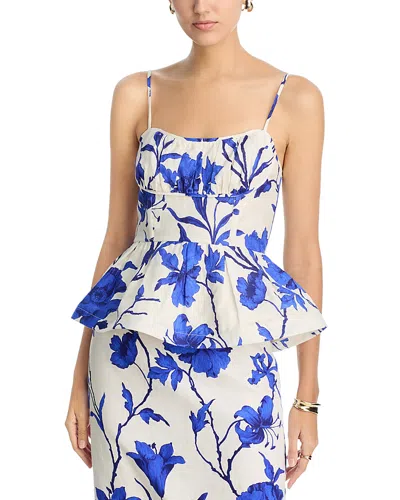 Cara Cara Alba Floral-print Top In Multi