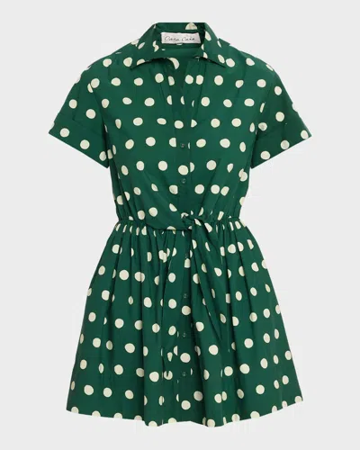 Cara Cara Asbury Floral Tie Mini Shirtdress In Multi