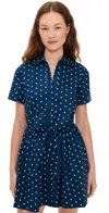 Cara Cara Asbury Mini Dress Dots Navy