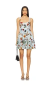 Cara Cara Audrey Mini Dress In Baby Blue