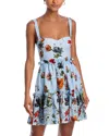 Cara Cara Audrey Mini Dress In Botanica Blue