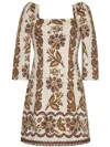 Cara Cara Belinda Mini Dress Olive Renaissance In 白色