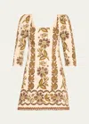 Cara Cara Belinda Mini Dress Olive Renaissance In Olive Renaissance