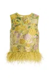 Cara Cara Belmond Floral Matelasse Top