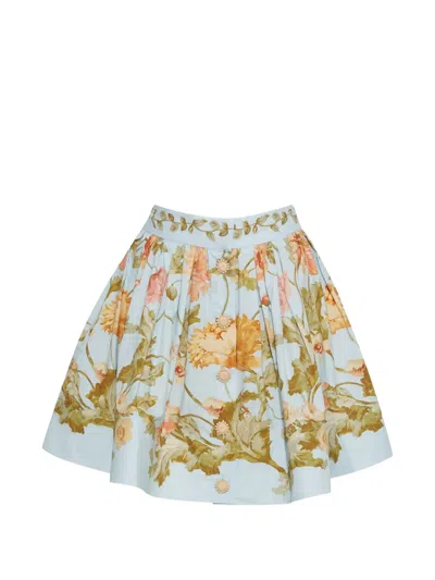 Cara Cara Betty Minirock Mit Knöpfen In Blue