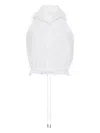 Cara Cara Button-up Halter Top In White