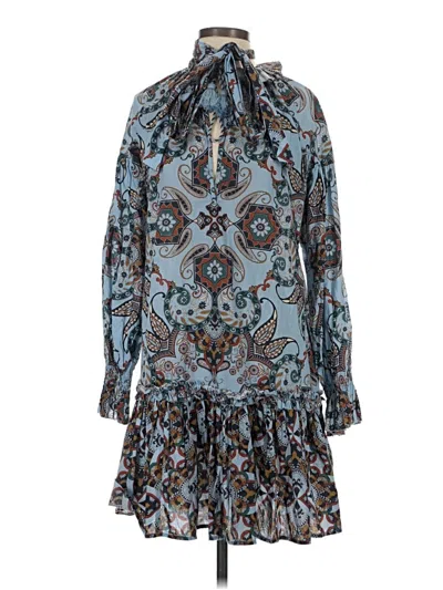 Pre-owned Cara Cara Casual Dress In Blue