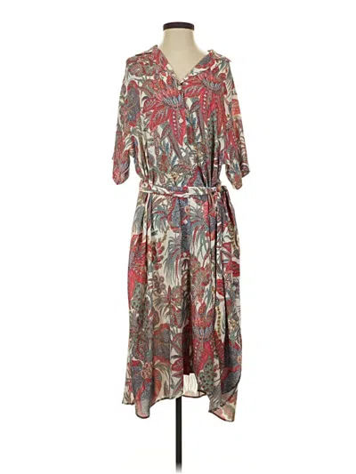 Pre-owned Cara Cara Casual Dress In Gray