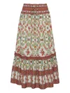 Cara Cara Cece Maxi Skirt In Multi