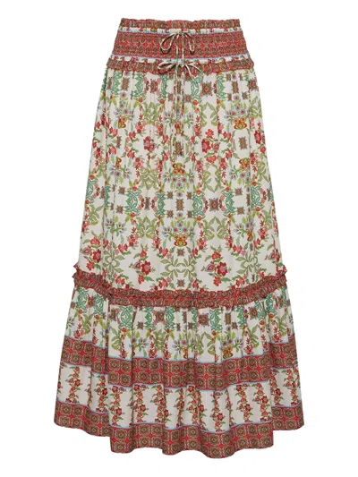 Cara Cara Cece Maxi Skirt In Multi
