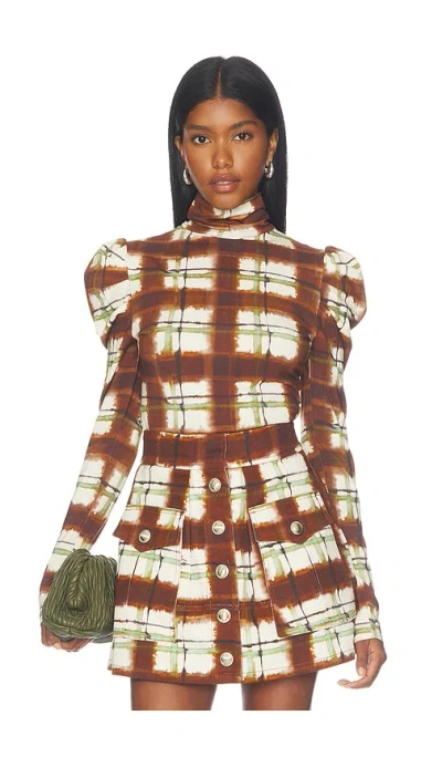 Cara Cara Chira Top In Brown