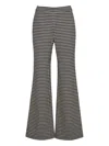 Cara Cara Christopher Houndstooth Wool-blend Pants In Gray