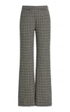 Cara Cara Christopher Houndstooth Wool-blend Pants In Multi