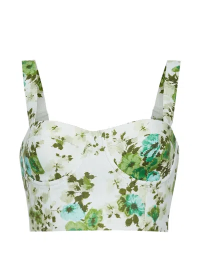 Cara Cara Claudine Floral-print Top In Multi