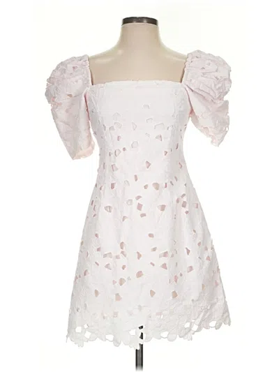 Pre-owned Cara Cara Cocktail Dress In White