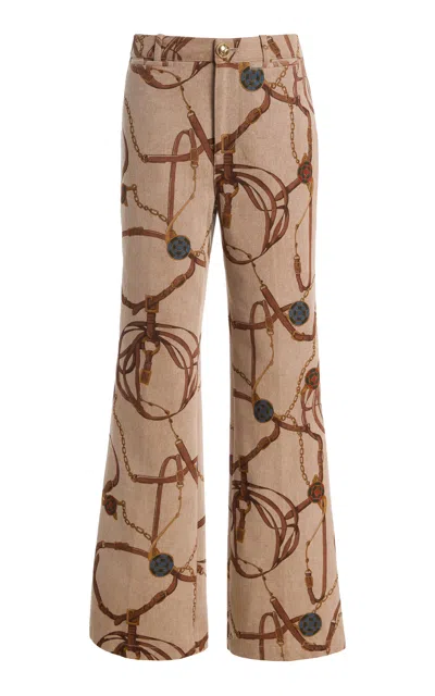 Cara Cara Darren Cotton Pants In Print