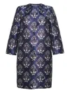 Cara Cara Donna Floral-brocade Jacket In Multi