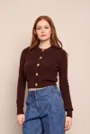Cara Cara Ellery Cardigan In Brown