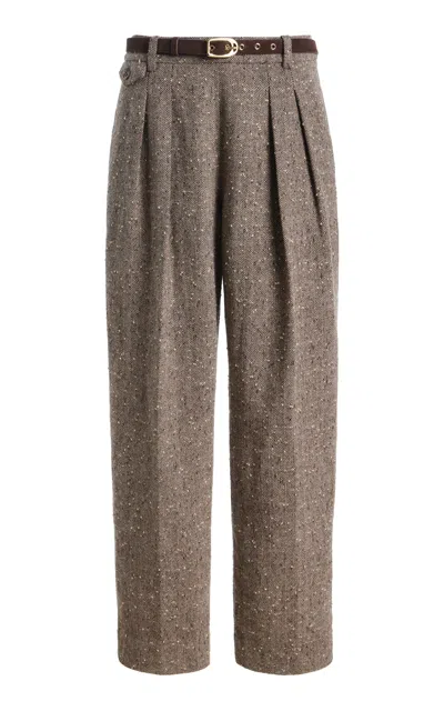 Cara Cara Emerson Wool Pants In Brown