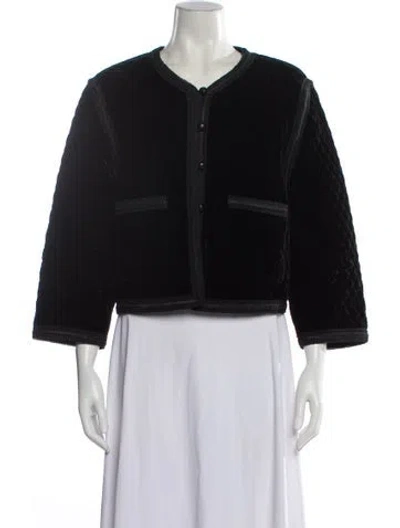 Pre-owned Cara Cara Evening Jacket In Black