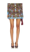 Cara Cara Evergreen Mini Skirt In Multi