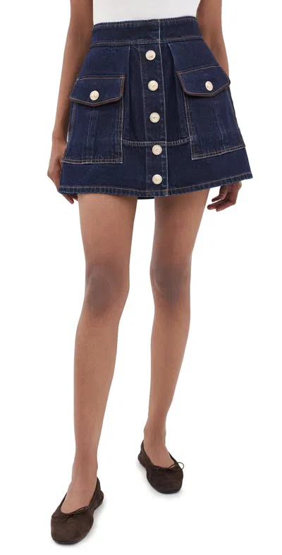 Cara Cara Fatima Skirt Blue Wash Denim