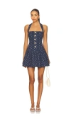 Cara Cara Felicity Mini Dress In Blue