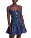 Cara Cara Felicity Mini Dress In Blue