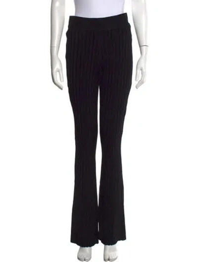 Pre-owned Cara Cara Flared Pants In Black