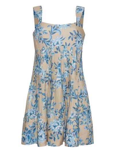 Cara Cara Floral-print Mini Dress In Multi