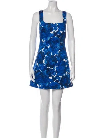 Pre-owned Cara Cara Floral Print Mini Dress In Multi