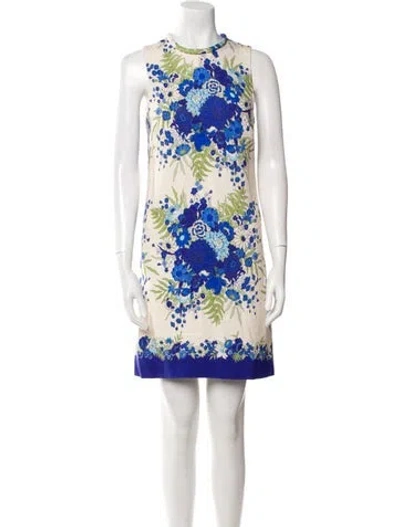 Pre-owned Cara Cara Floral Print Mini Dress W/ Tags