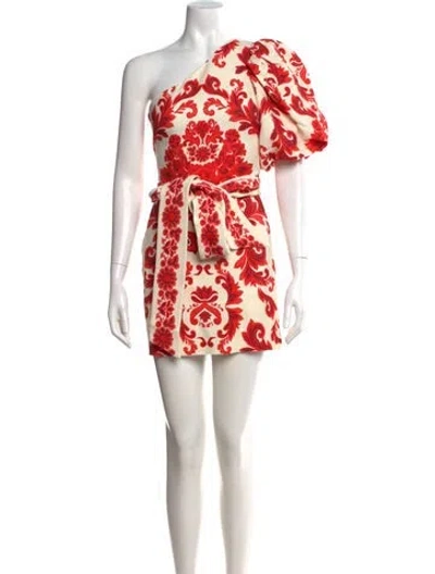 Pre-owned Cara Cara Floral Print Mini Dress W/ Tags