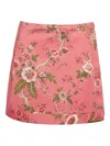 Cara Cara Floral-print Skirt In Pink