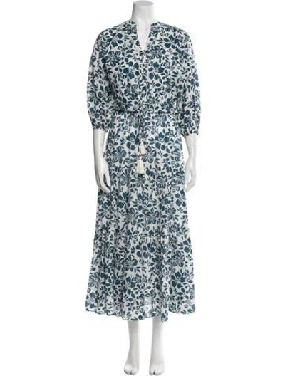 Pre-owned Cara Cara Floral Print Skirt Set In Multi