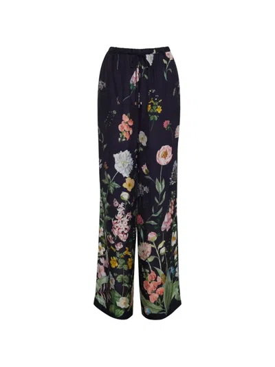 Cara Cara Girona Floral-print Trousers In Neutral
