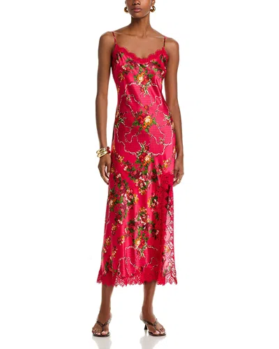 Cara Cara Granada Midi Dress In Red