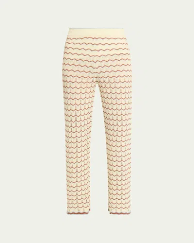 Cara Cara Hunter Crochet Pants In Brown